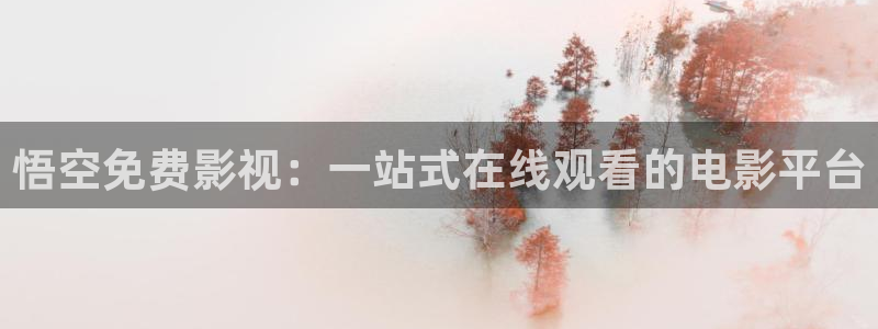 操久久影院：悟空免费影视：一站式在线观看的电影平台